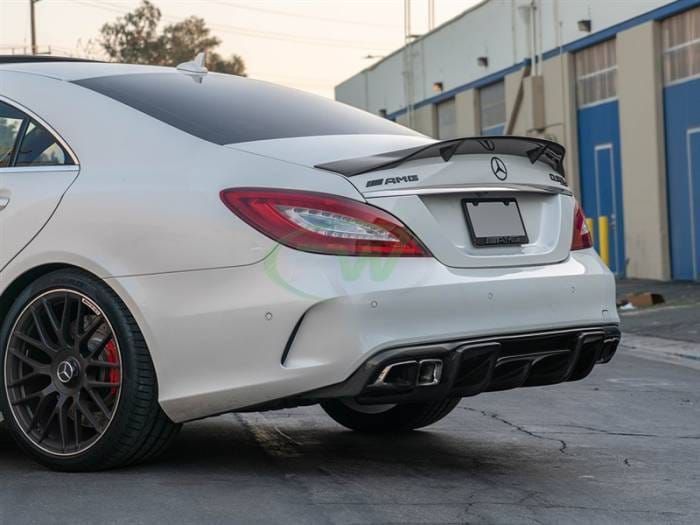 Mercedes W218 CLS63 Renn Style Carbon Fiber Diffuser mercw21805 thumbnail 2