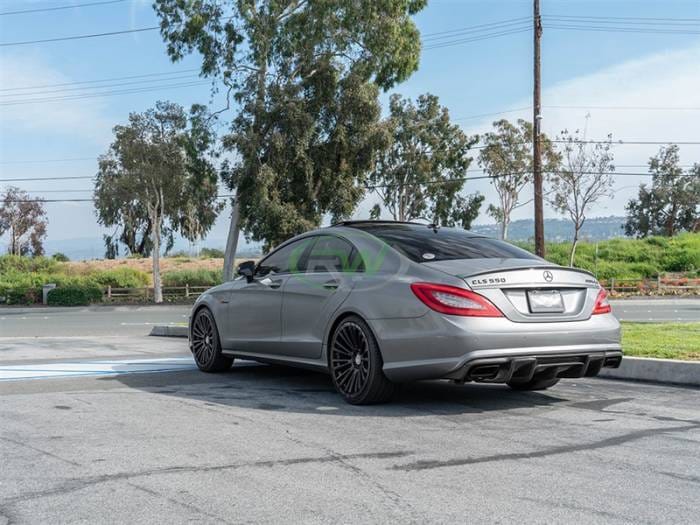 Mercedes W218 CLS63 Renn Style Carbon Fiber Diffuser mercw21805 thumbnail 3