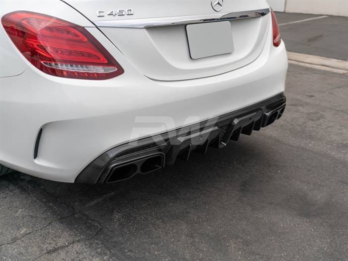 Mercedes W205 BRS Style Carbon Fiber Diffuser mercw20513 thumbnail 4