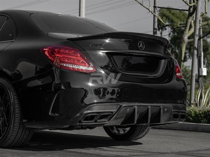 Mercedes W205 C63/C63S AMG DTM CF Diffuser mercw20521