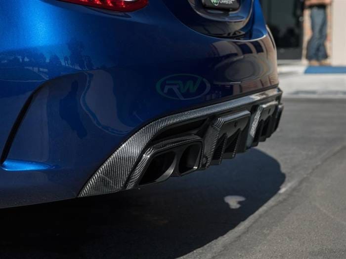 Mercedes W205 BRS Style Diffuser - w/out Tips mercw20513-1