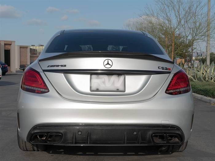 Mercedes W205 C63/C63S Sedan 19+ CF Diffuser mercw20543 thumbnail 3