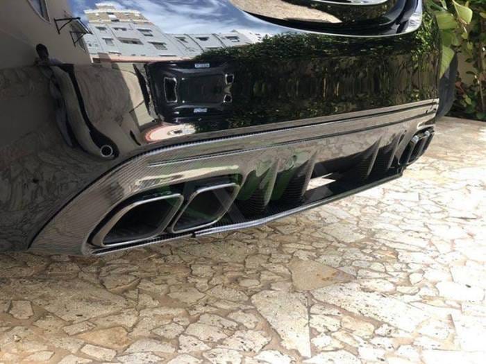 Mercedes W205 C63/C63S Sedan 19+ CF Diffuser mercw20543 thumbnail 4