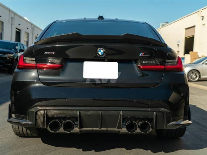 BMW G8X M3 M4 Carbon Fiber Outer Diffuser Trim bmwg80016 thumbnail 2