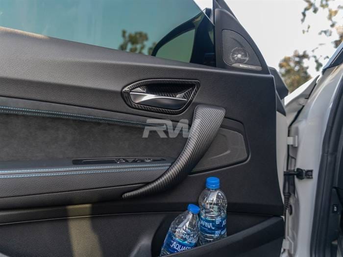 BMW F20 F22 F87 Carbon Fiber Door Handle Trims bmwf8712 thumbnail 2