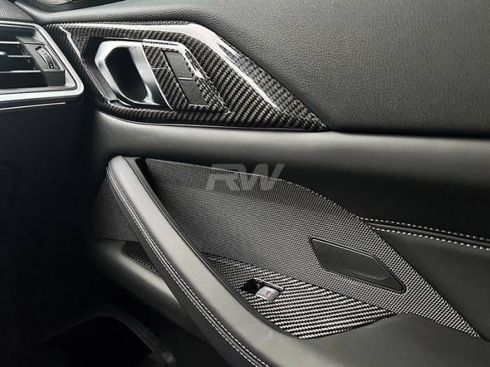 BMW G82 G83 M4 Carbon Fiber Door Handle Trims bmwg8x020 thumbnail 2