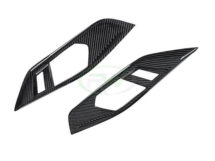 BMW G82 G83 M4 Carbon Fiber Door Handle Trims bmwg8x020 thumbnail 3