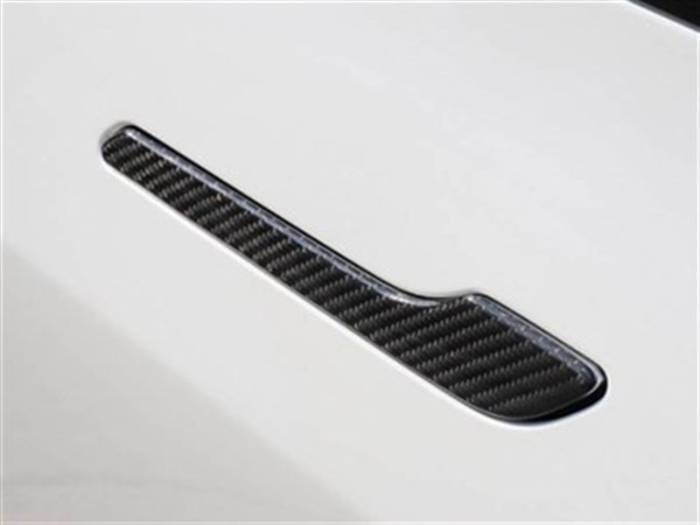 Tesla Model 3 / Y Carbon Fiber Door Handle Covers tesla016 thumbnail 3