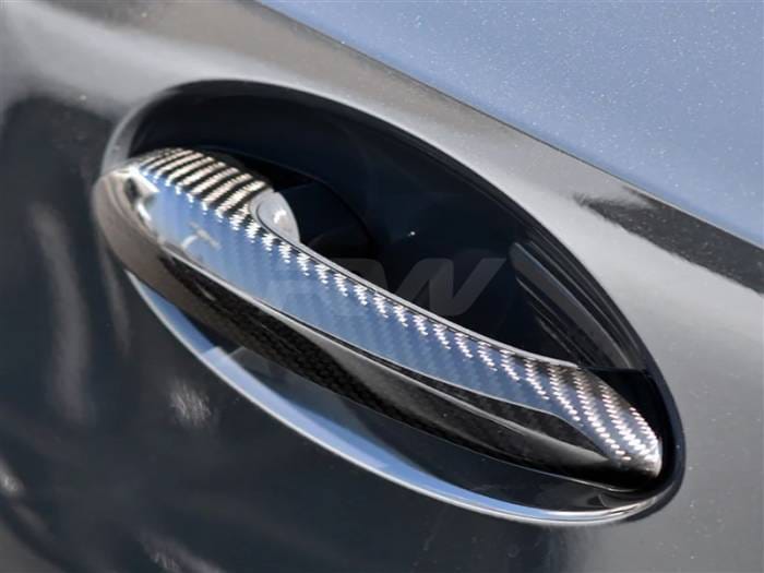 BMW Carbon Fiber Door Handle Trim Set bmwf97017