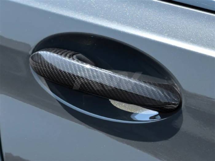 BMW Carbon Fiber Door Handle Trim Set bmwf97017 thumbnail 2