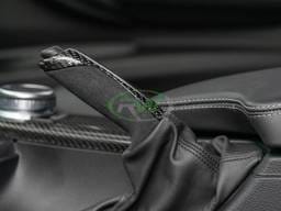 BMW Carbon Fiber Alcantara E-Brake Handle CFebrake2