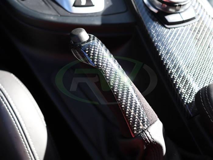 BMW Carbon Fiber Alcantara E-Brake Handle CFebrake2 thumbnail 3