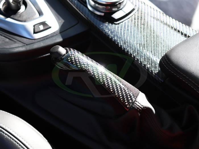 BMW Carbon Fiber Alcantara E-Brake Handle CFebrake2 thumbnail 4