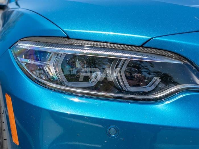 BMW F22 F87 Carbon Fiber Eyelids bmwf22017