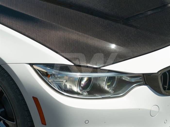 BMW F30 F31 Carbon Fiber Eyelids bmwf30011 thumbnail 2