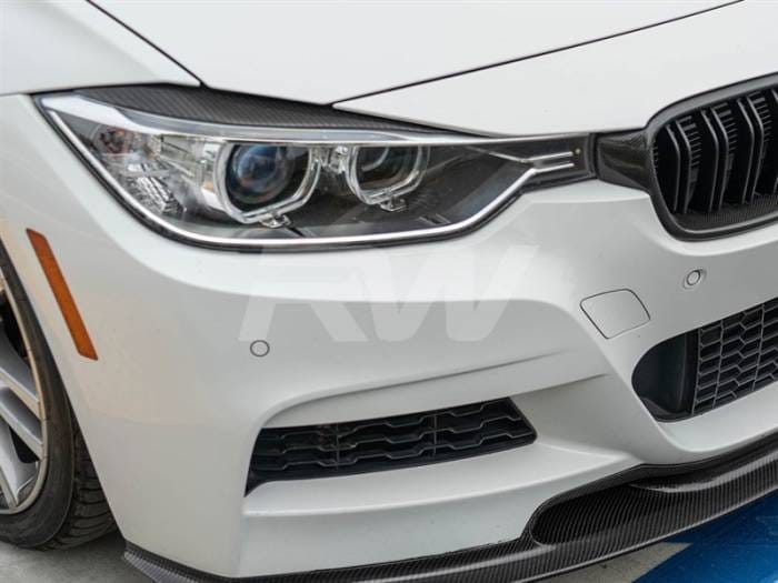 BMW F30 F31 Carbon Fiber Eyelids bmwf30011 thumbnail 3