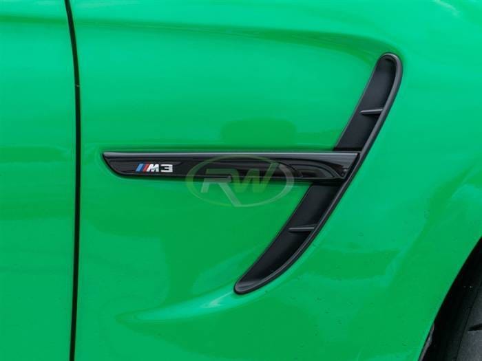 BMW F80 F82 F83 M3 M4 Gloss Black Fender Trim bmwf8x005