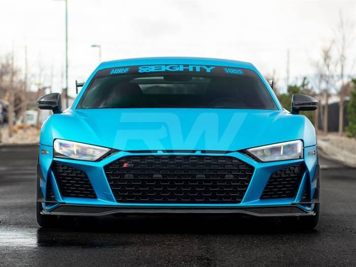 Audi R8 4S Facelift Carbon Fiber Front Lip Spoiler 2019+ audir809 thumbnail 4