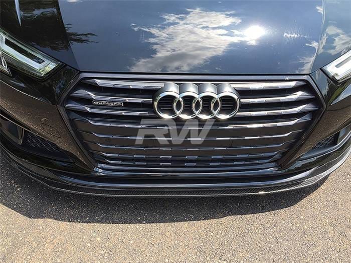 Audi B9 A4 S4 Carbon Fiber Front Lip Spoiler 2019 audis402 thumbnail 2