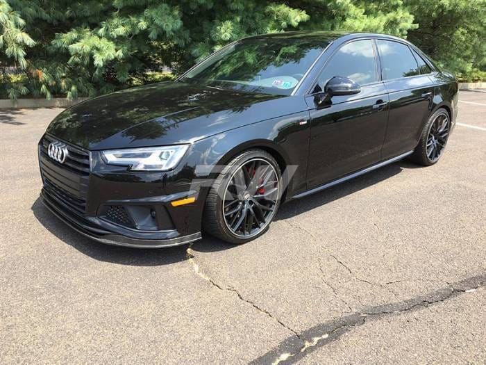 Audi B9 A4 S4 Carbon Fiber Front Lip Spoiler 2019 audis402 thumbnail 4