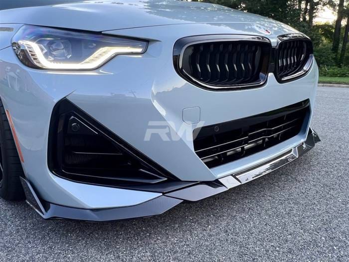 BMW G42 2-Series DTM Carbon Fiber Front Lip w/SLiPLO bmwg42014-1