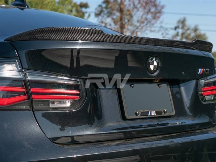 BMW F30 F80 M3 CS Style Carbon Fiber Trunk Spoiler bmwf80003 thumbnail 2