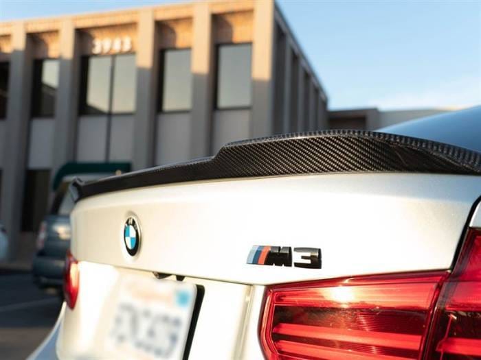 BMW F30 F80 M3 CS Style Carbon Fiber Trunk Spoiler bmwf80003 thumbnail 3