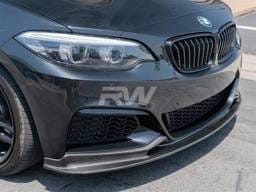 BMW F22 F23 3D Style Carbon Fiber Front Lip bmwf22006
