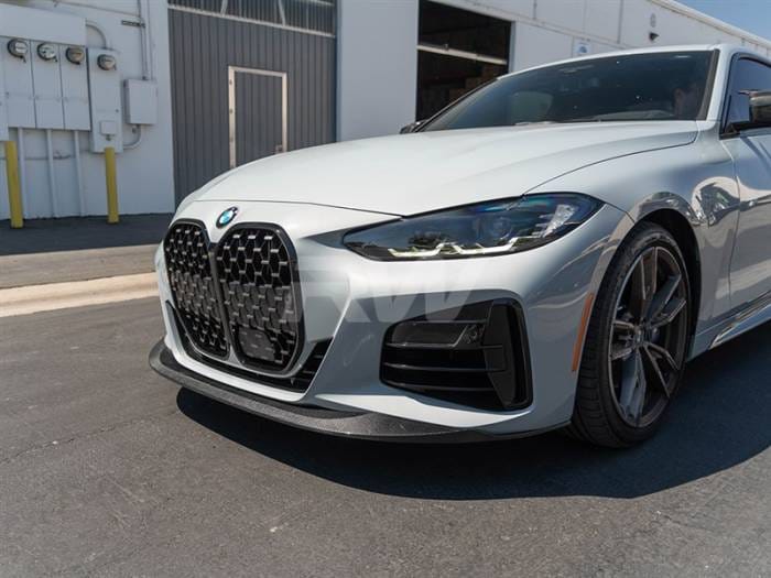 BMW G22 G23 Performance Style Carbon Fiber Front Lip bmwg2205 thumbnail 2