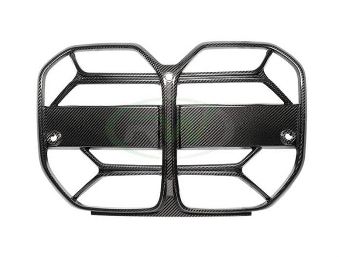 BMW G26 4-Series CSL Style Carbon Fiber Front Grille bmwg2605 thumbnail 3