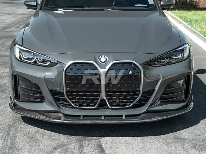 BMW G26 / i4 DTM Carbon Fiber Front Lip Spoiler bmwg2606 thumbnail 2