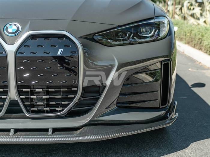 BMW G26 / i4 DTM Carbon Fiber Front Lip Spoiler bmwg2606 thumbnail 3