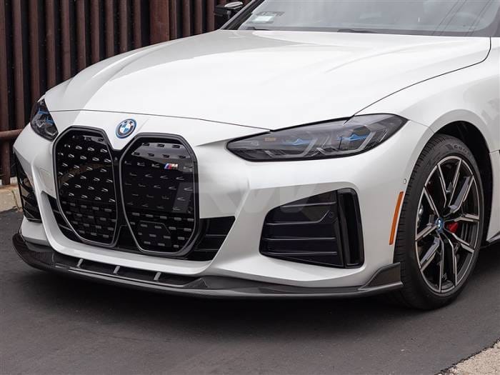 BMW G26 / i4 DTM Carbon Fiber Front Lip Spoiler bmwg2606 thumbnail 6