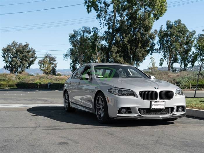 BMW F10 Arkym Style Carbon Fiber Front Lip bmwf10012 thumbnail 2