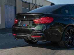 BMW F32 F33 F36 Perf. Style CF Diffuser: Dual Outlet - 435i, 440i bmwf32010-1