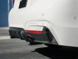 BMW F32 F33 F36 Perf. Style CF Diffuser: Quad Outlet bmwf32010-2