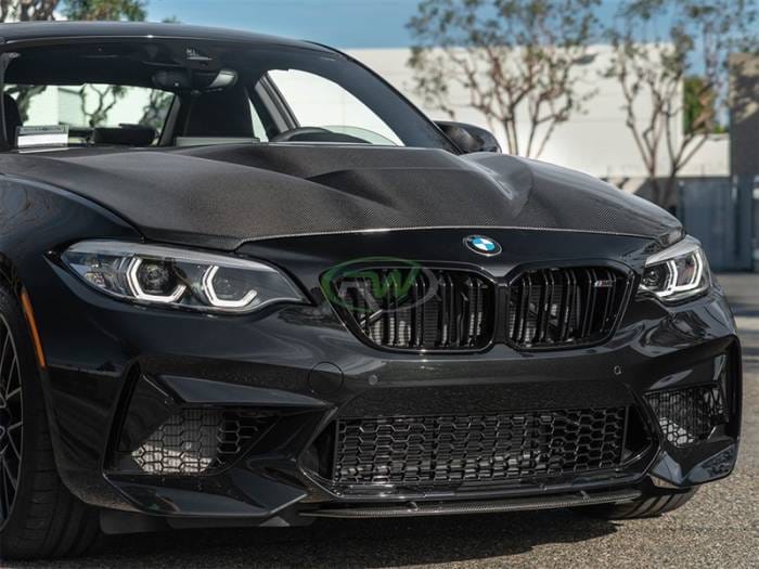 BMW F87 M2 Center Carbon Fiber Front Lip Spoiler bmwf8714 thumbnail 2