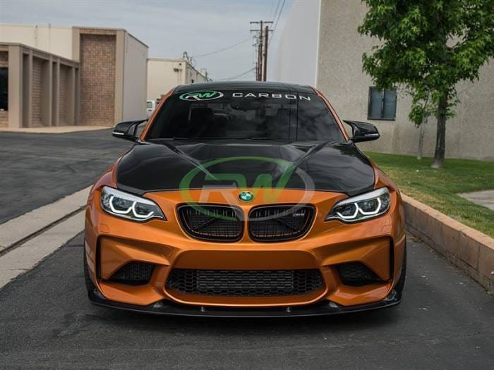 BMW F87 M2 3D Style CF Front Lip Spoiler bmwf8707 thumbnail 3