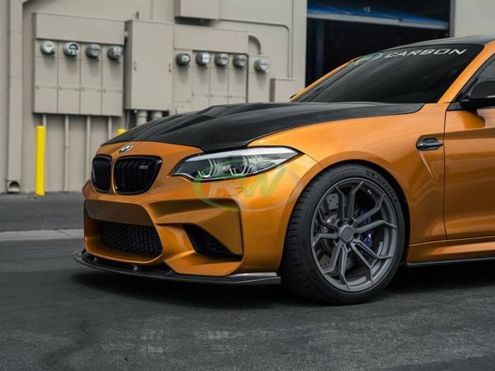 BMW F87 M2 3D Style CF Front Lip Spoiler bmwf8707 thumbnail 4