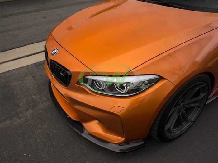 BMW F87 M2 3D Style CF Front Lip Spoiler bmwf8707 thumbnail 5