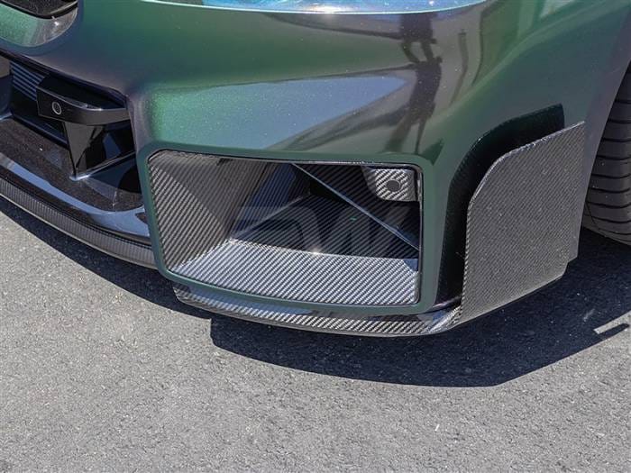 BMW G87 M2 Carbon Fiber Performance Style Front Lip bmwg87012 thumbnail 2