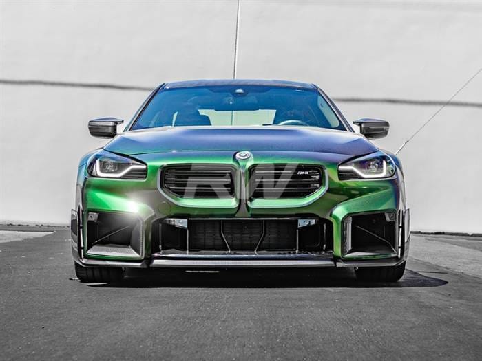 BMW G87 M2 Carbon Fiber Performance Style Front Lip bmwg87012 thumbnail 3
