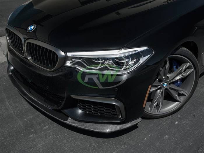 BMW G30 3D Style Carbon Fiber Front Lip Spoiler bmwg30005