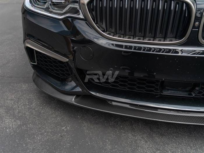 BMW G30 3D Style Carbon Fiber Front Lip Spoiler bmwg30005 thumbnail 4