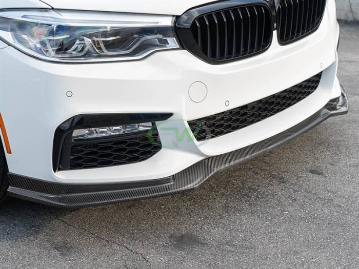BMW G30 EC Style Carbon Fiber Front Lip w/ SLiPLO bmwg30011-1 thumbnail 4