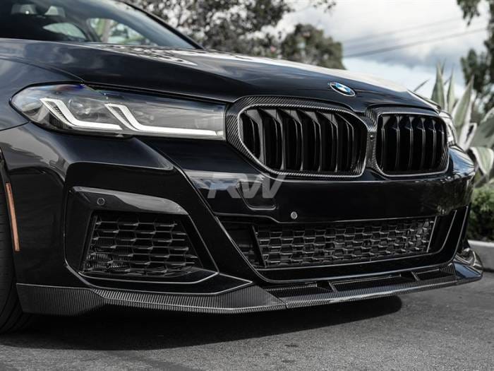 BMW G30 LCI Carbon Fiber Front Lip Spoiler bmwg30027
