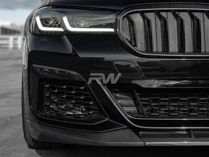 BMW G30 LCI Carbon Fiber Front Lip Spoiler bmwg30027 thumbnail 3