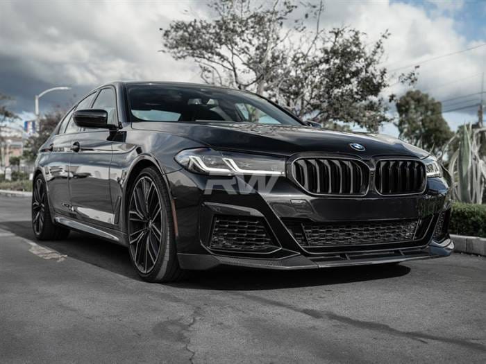 BMW G30 LCI Carbon Fiber Front Lip Spoiler bmwg30027 thumbnail 4