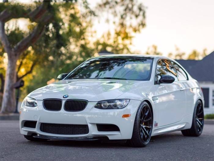 BMW E9X M3 CRT Style Carbon Fiber Lip Spoiler bmwe9xm322 thumbnail 2
