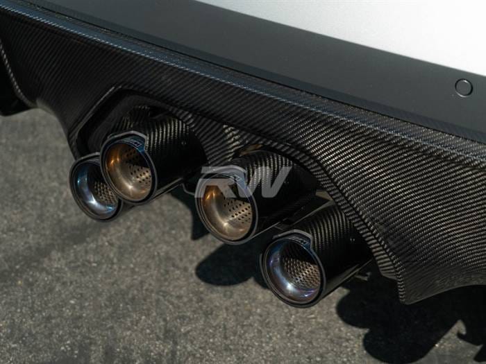 BMW G8X M3 M4 Performance Style CF Exhaust Cover bmwg8x018 thumbnail 2